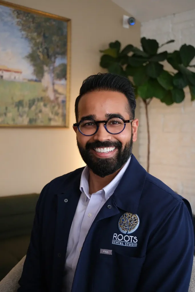 Dr. Paraj Patel, dentist at Roots Dental Studio in Oak Lawn, IL.