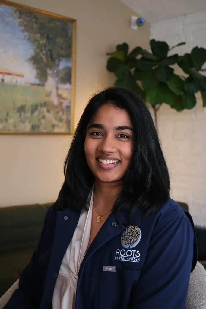 Dr. Siri Dommaraju, dentist at Roots Dental Studio in Oak Lawn, IL.